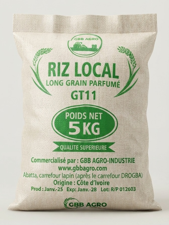 Riz Local Long Grain Parfumé GT11 – GBBAGRO