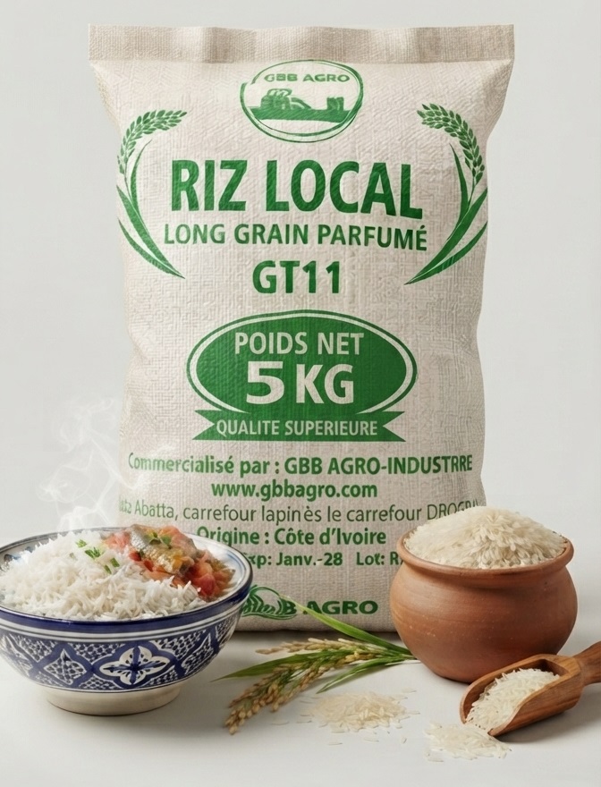 Riz Local Long Grain Parfumé GT11 – GBBAGRO